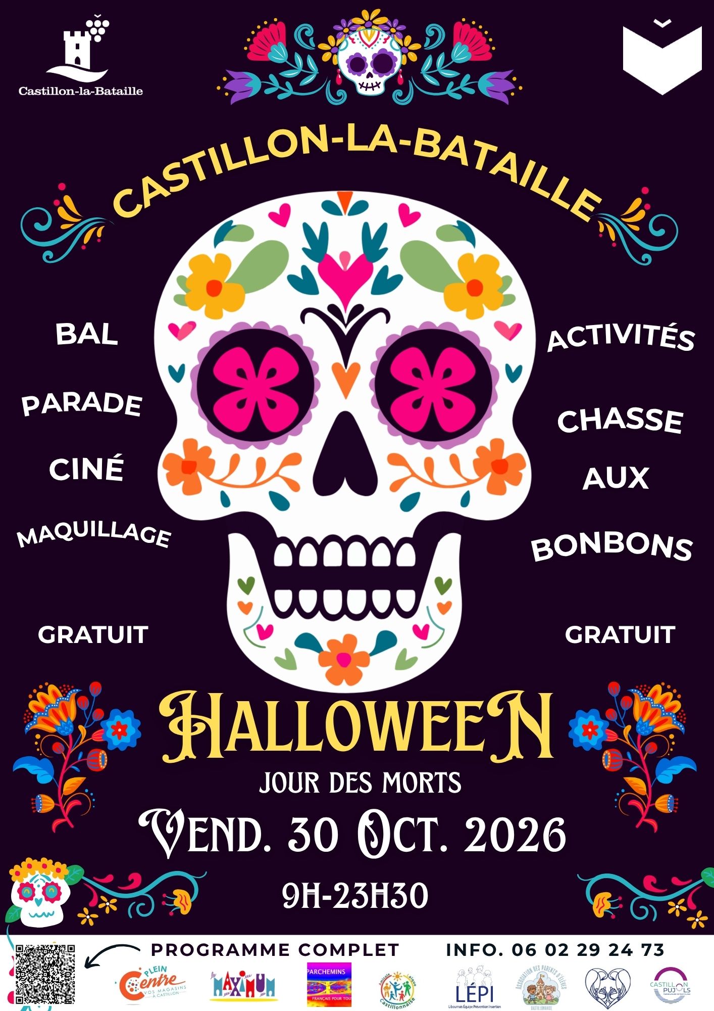 Halloween avec la médiathèque de Castillon (30 octobre)