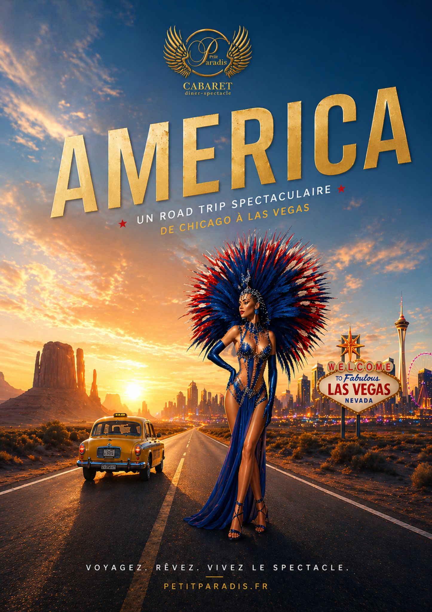 Cabaret Le Petit Paradis : America - Programme Février