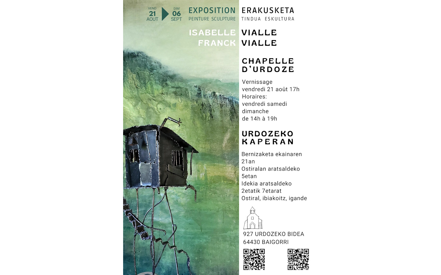 Vernnissage de l'exposition peinture-sculpture ...