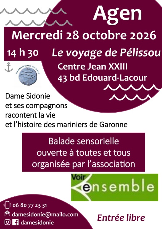 Balade contée par Dame Sidonie à Agen