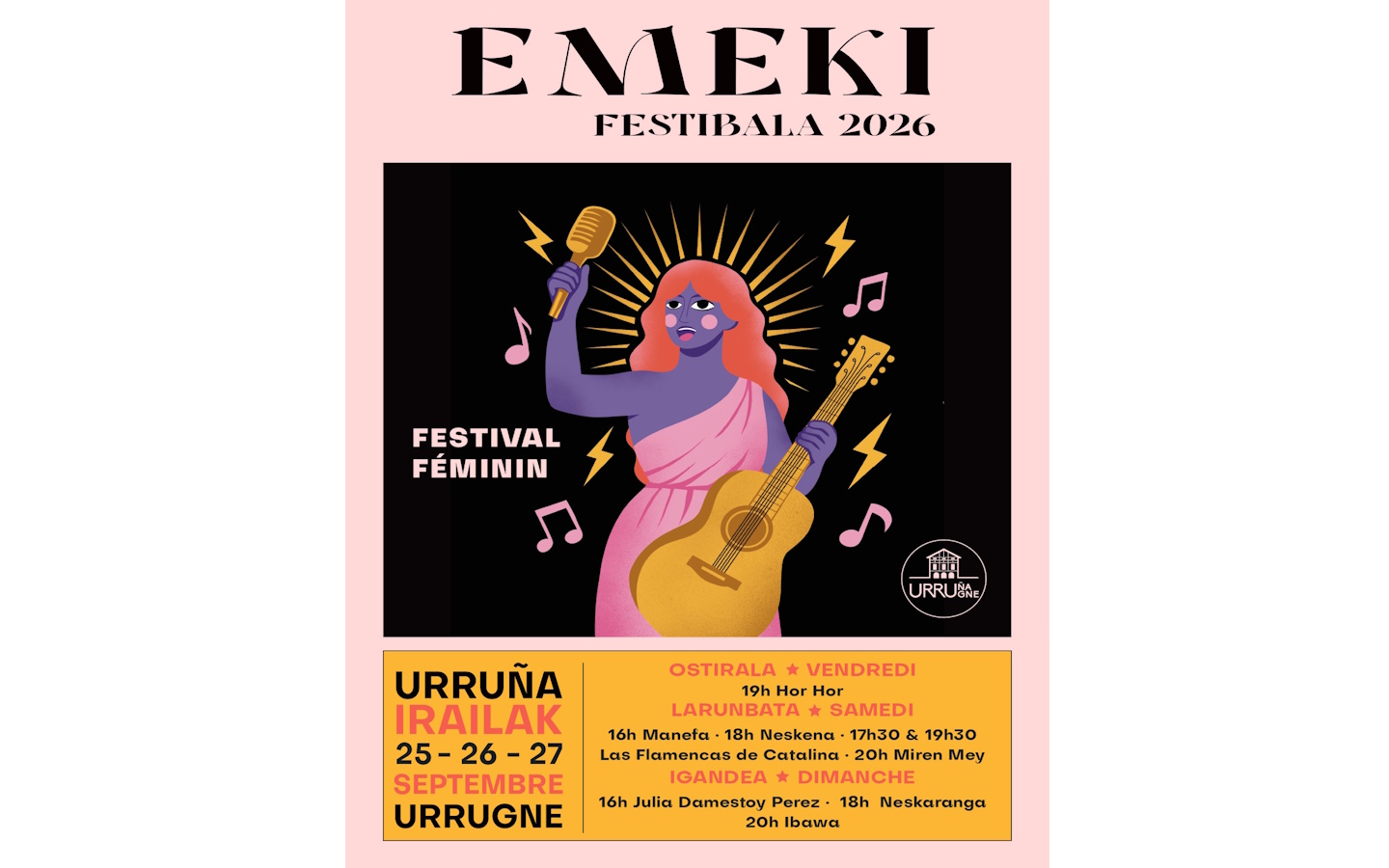 Emeki : Festival musical Féminin