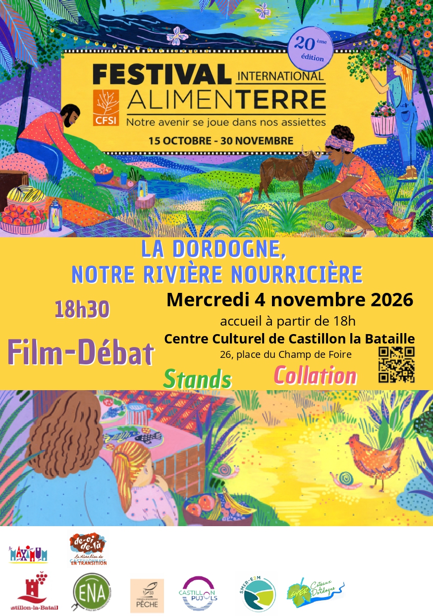 Festival International alimenterre : Dordogne notre rivière nourrcière