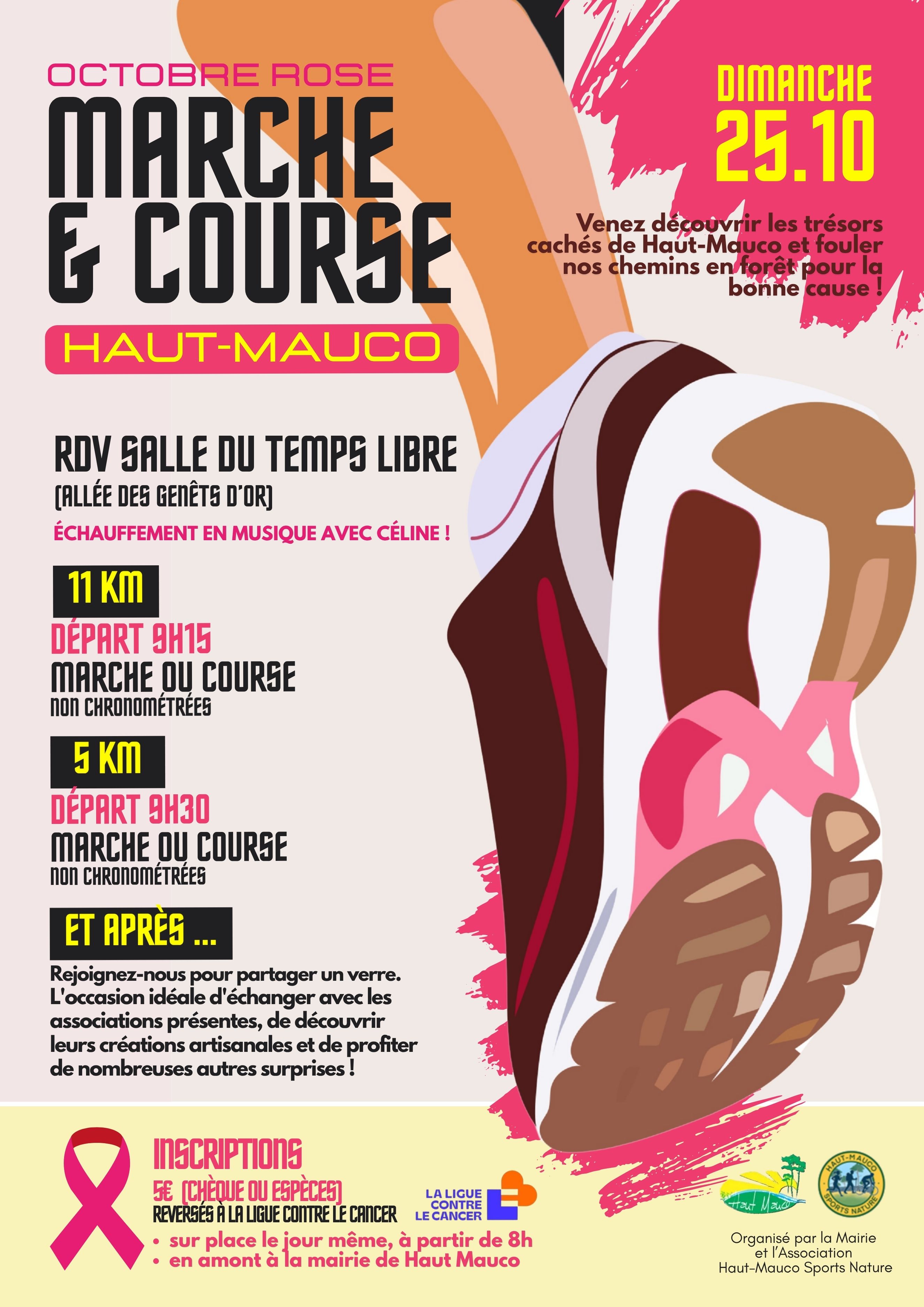 Marche & course pour Octobre Rose