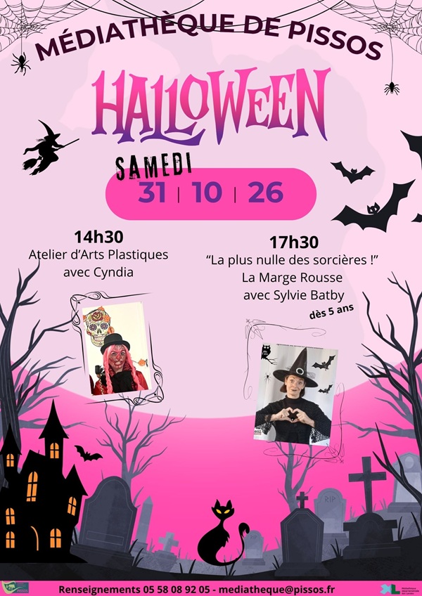 Halloween - Atelier & Spectacle de lectures théâtralisées !