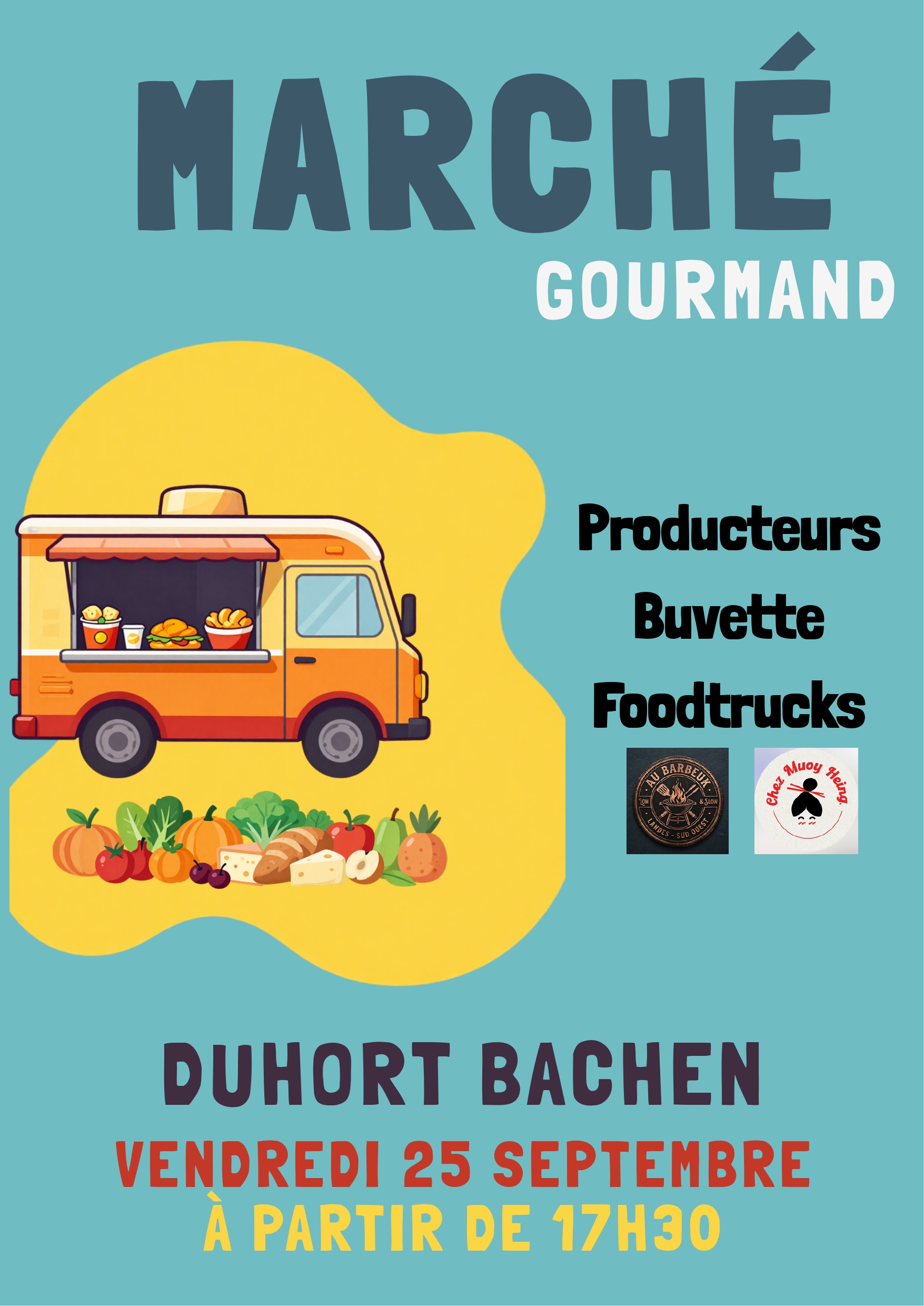 Marché gourmand à Duhort-Bachen