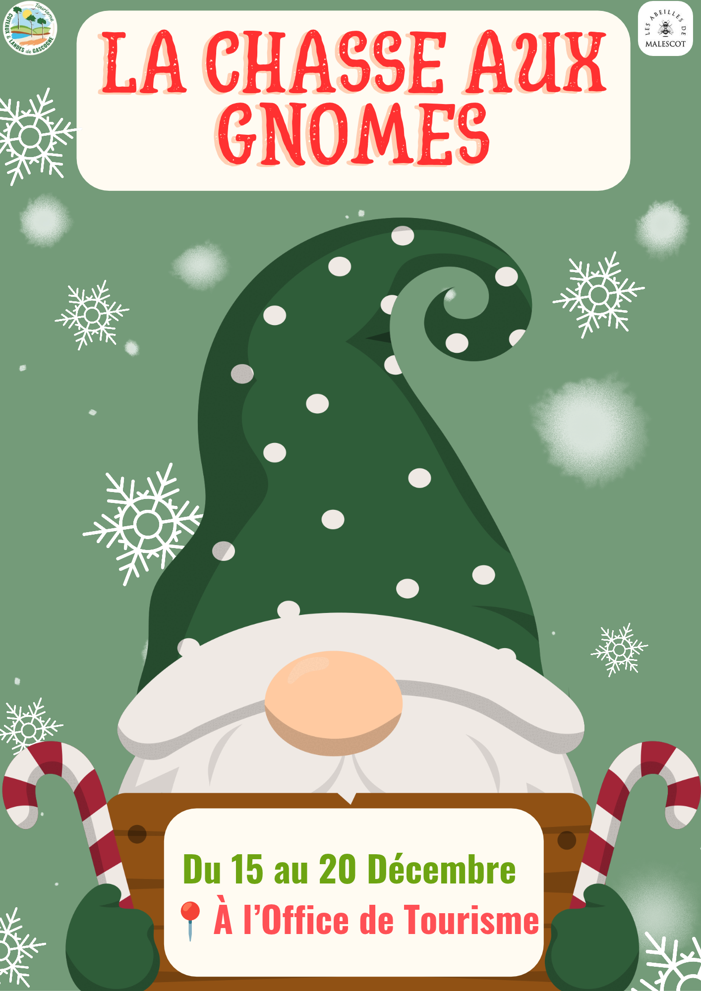 Chasse aux gnomes de Noël