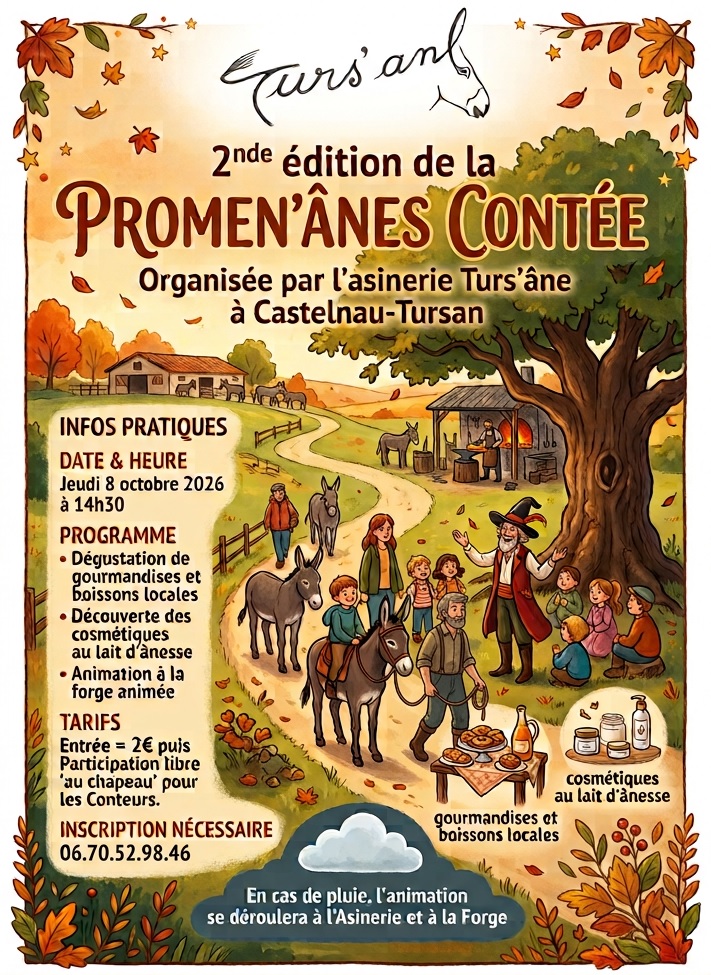 2ème édition de la Promen'ânes Contée