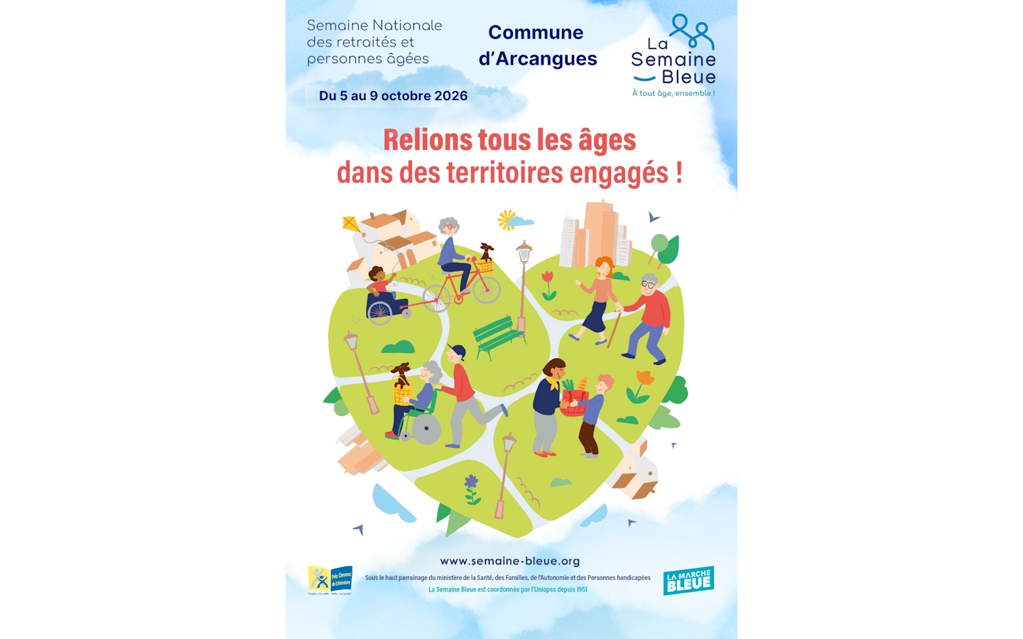 La semaine bleue : La marche bleue