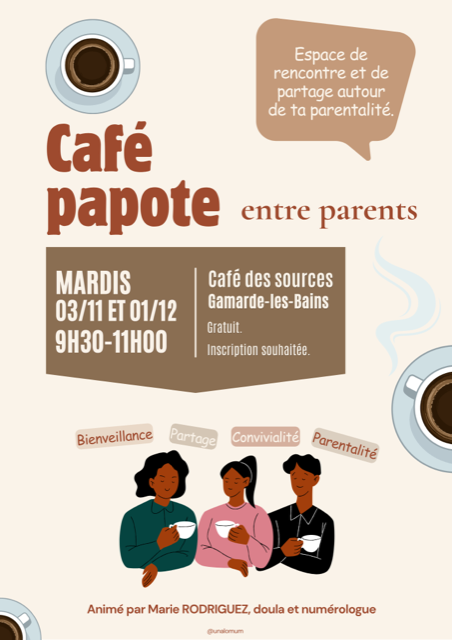 Café papote entre parents