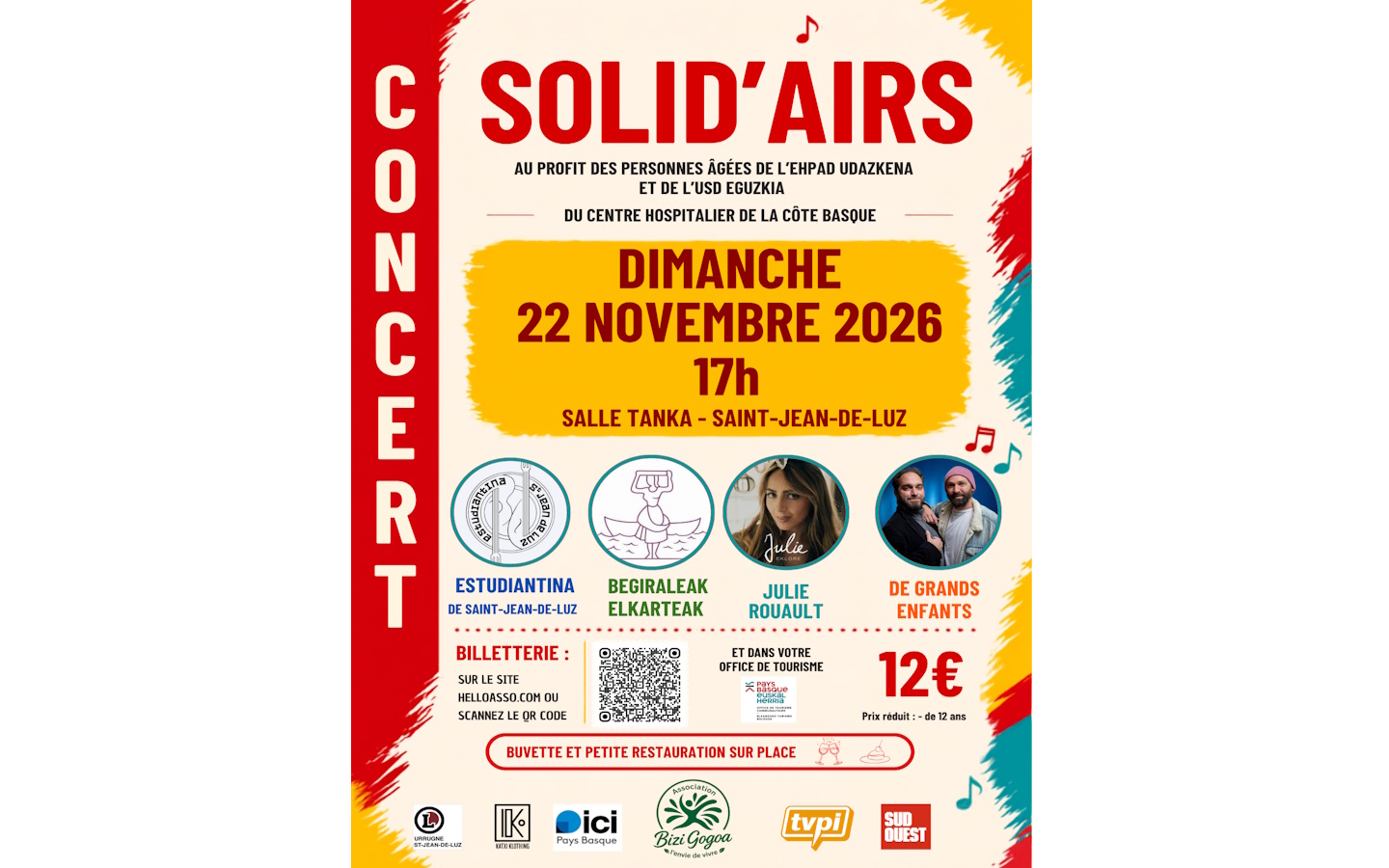 Concert caritatif: SOLID’AIRS