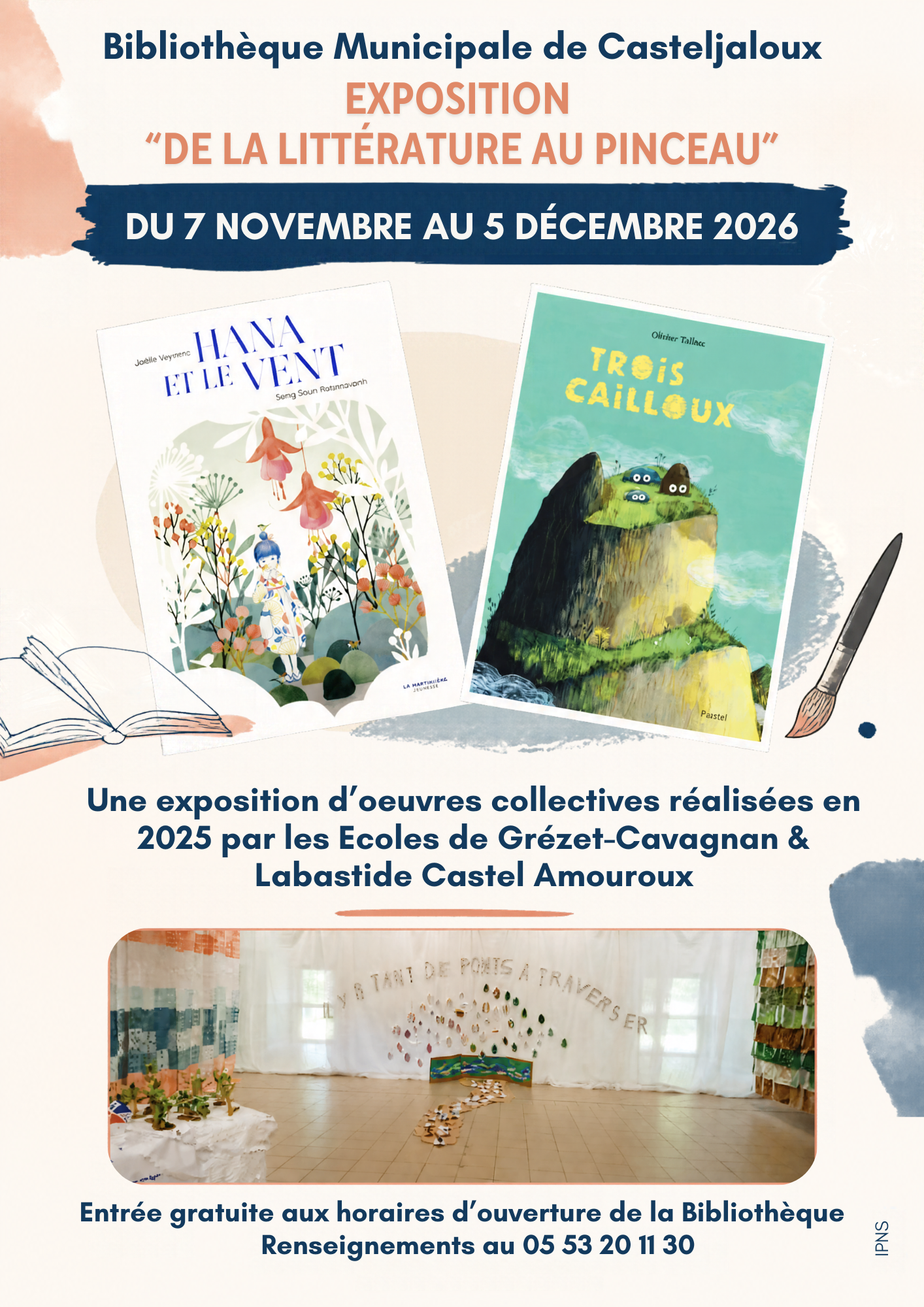 Exposition : De la littérature au pinceau