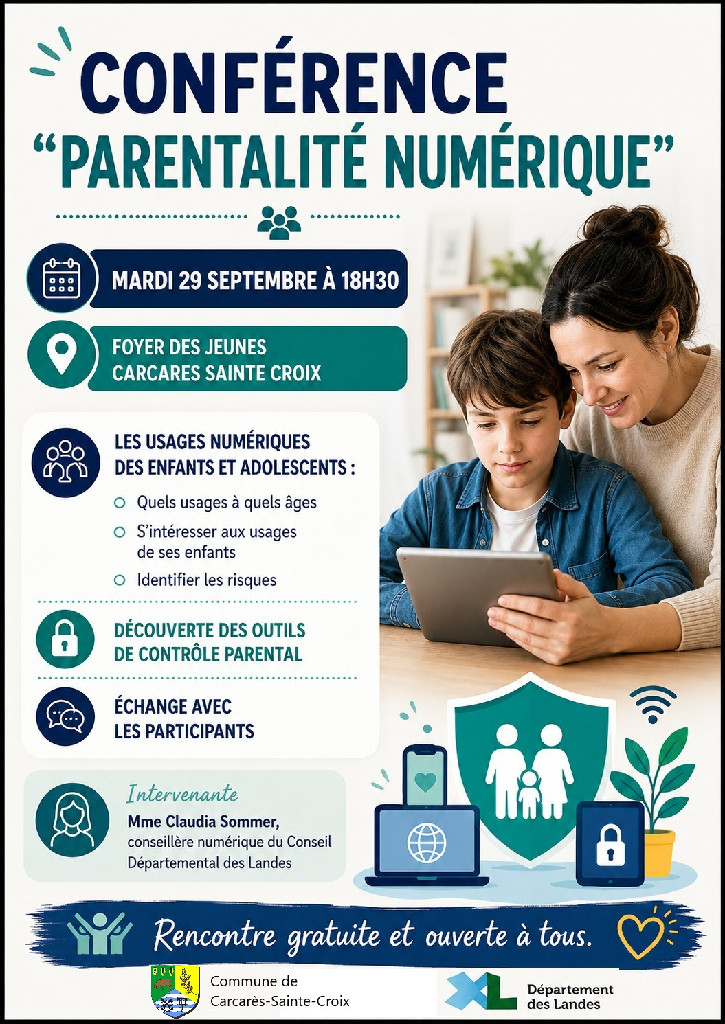 Conférence sur la parentalité numérique 