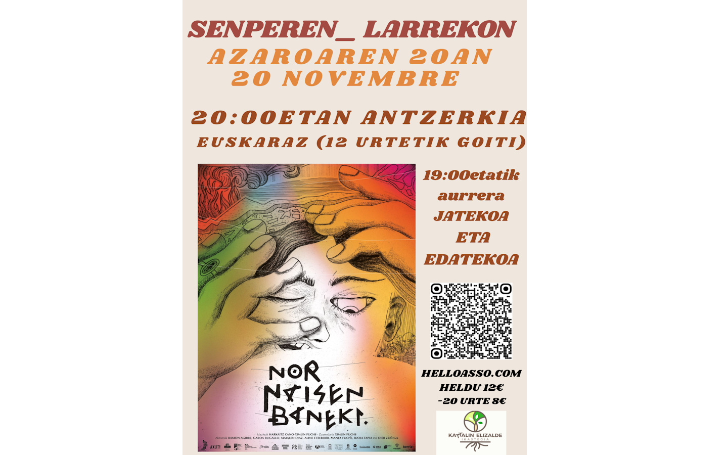 Théâtre contemporain basque - Nor Naizen baneki