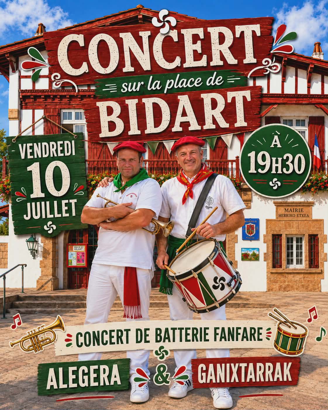 Concert de la batterie fanfare Alegera