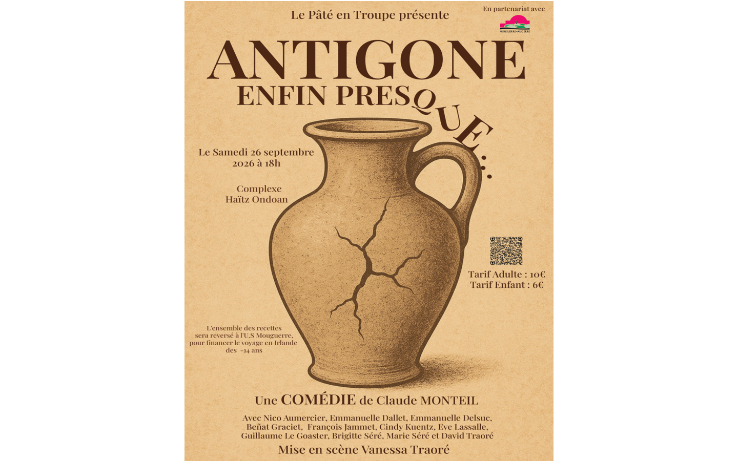 Théâtre : Antigone enfin presque...