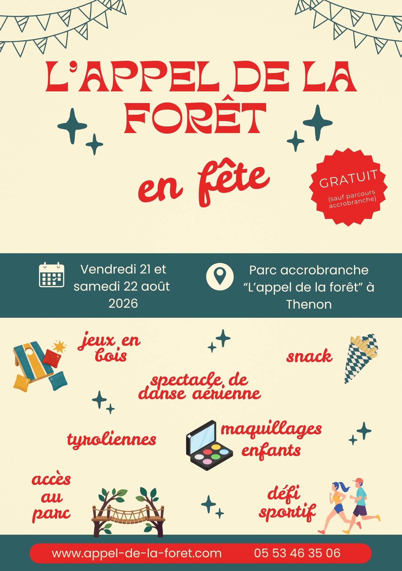 Week-end Festif à l'Appel de la Forêt