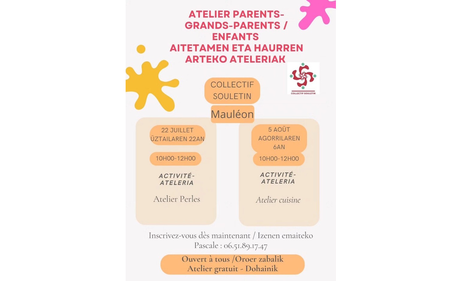 Atelier perles