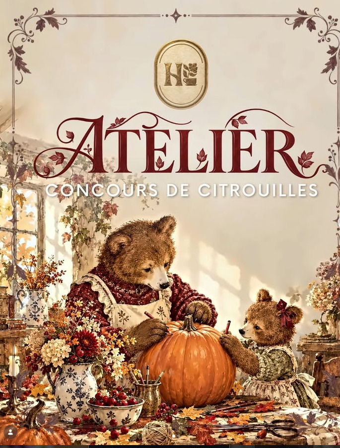Atelier Concours de citrouilles - Heydi Café Fleurs