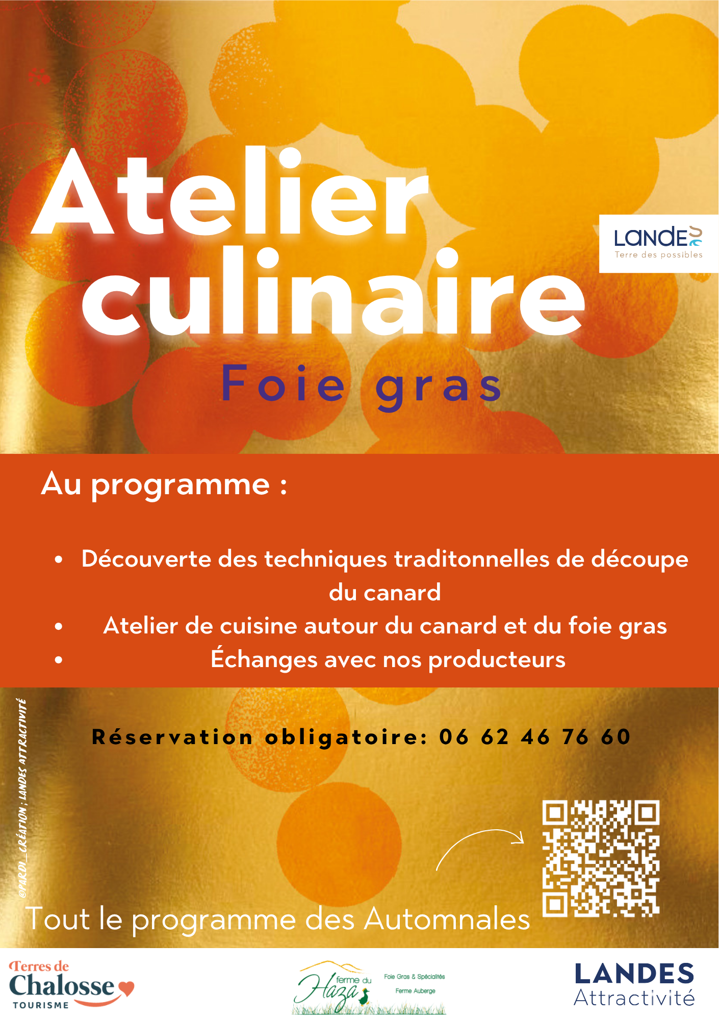 Atelier de découpe du canard et cours de cuisine par Benoît - Les Automnales du foie gras