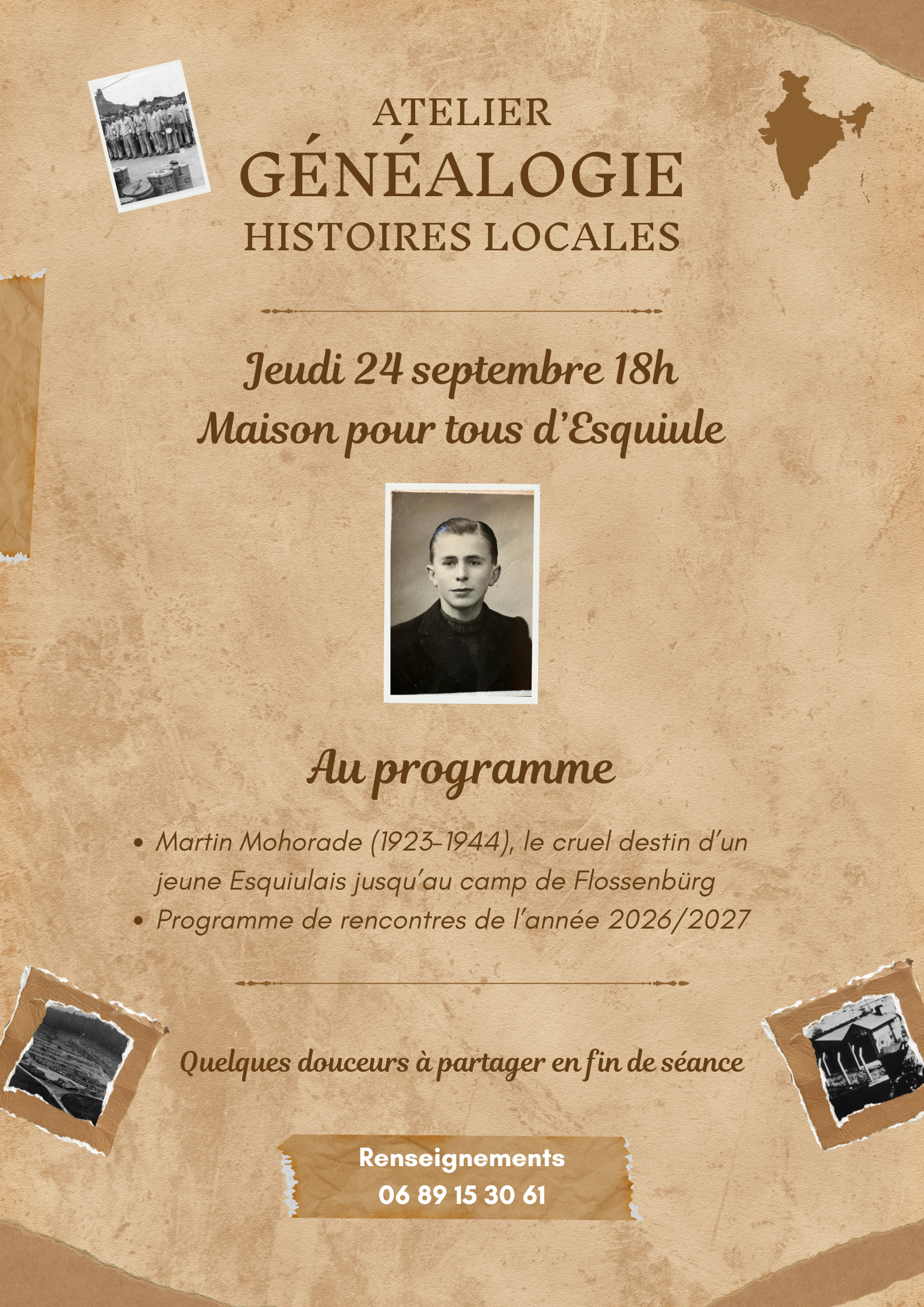 Atelier généalogie - Histoires locales