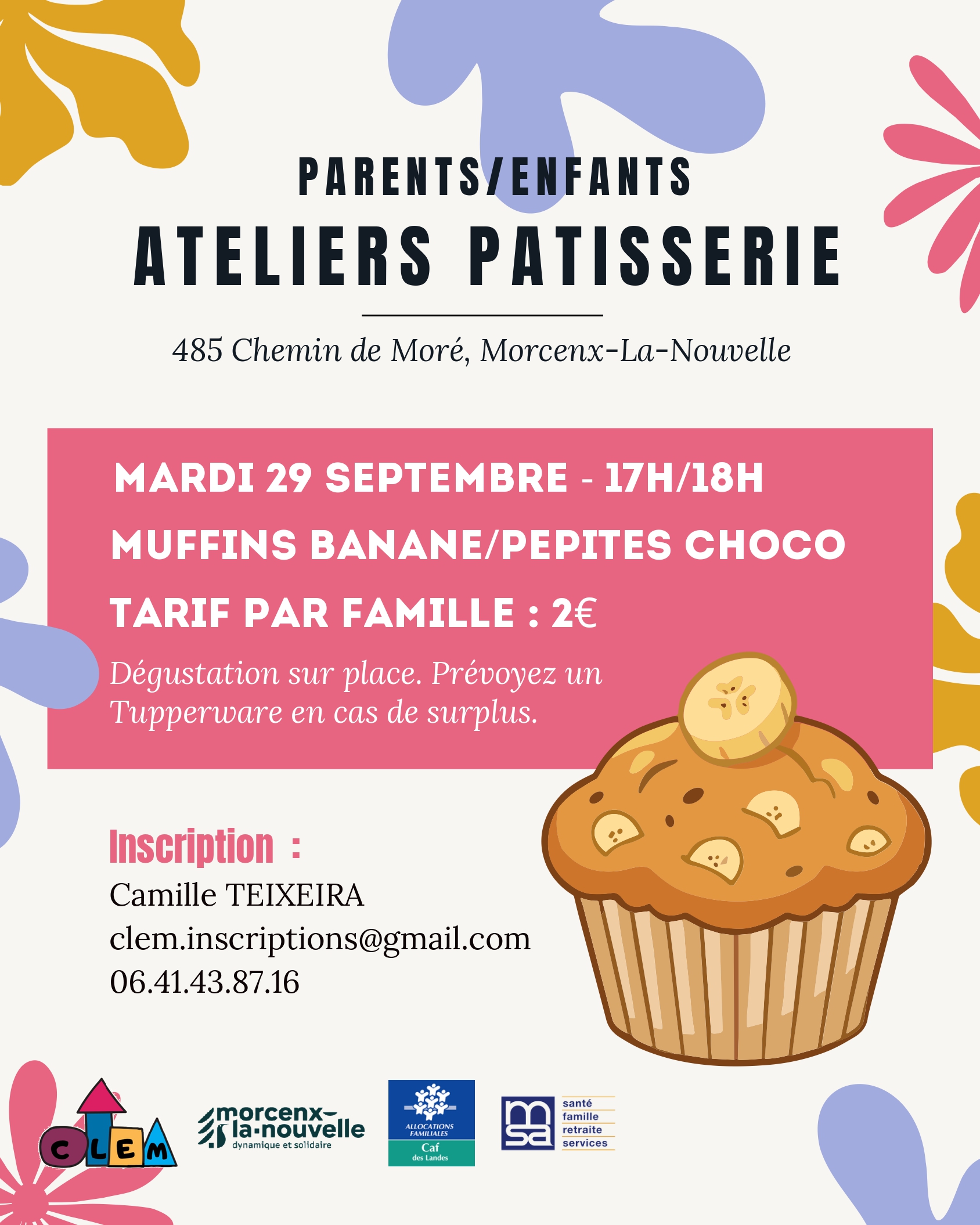 Ateliers patisserie Parents/Enfants - Clem