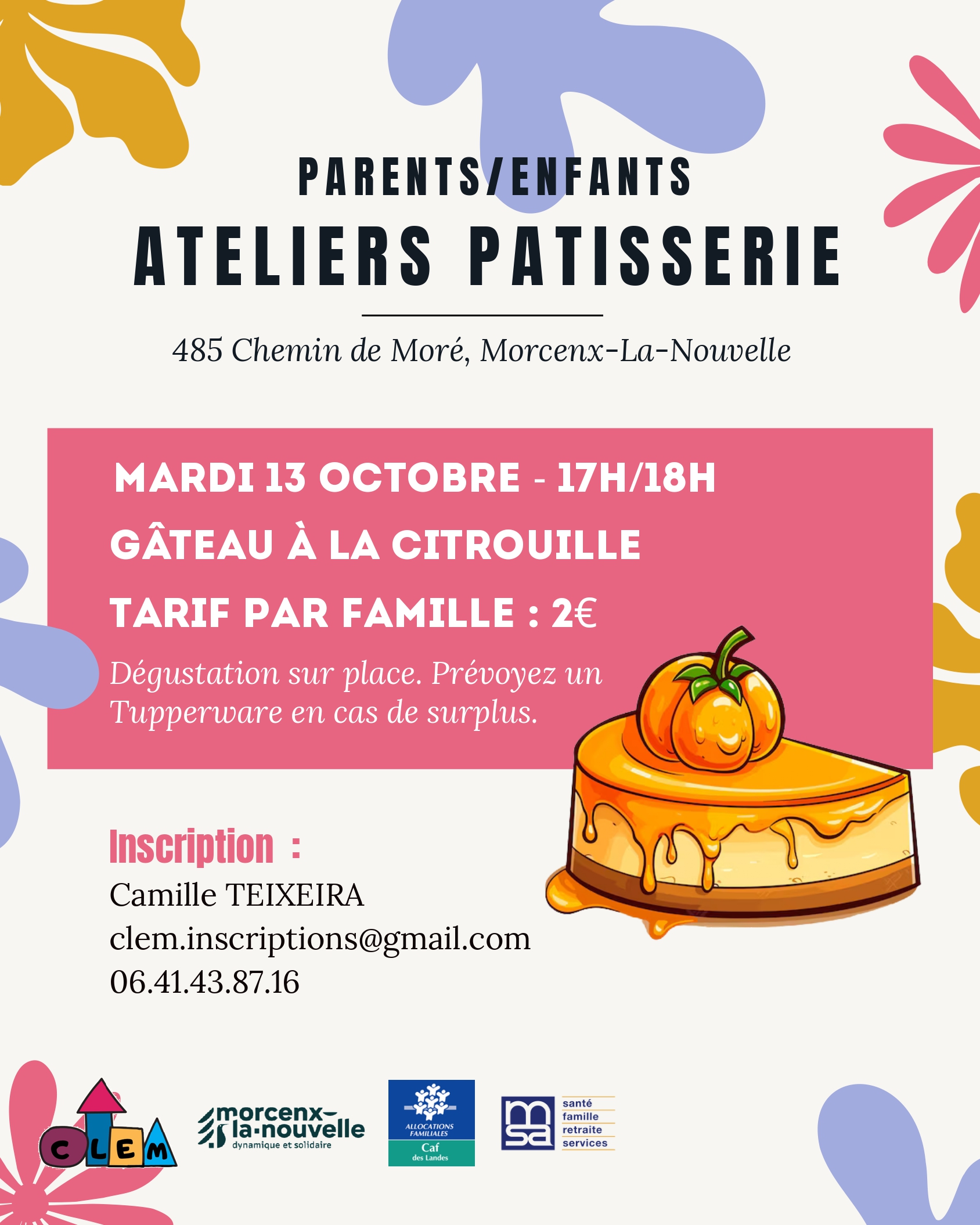 Ateliers patisserie Parents/Enfants - Clem