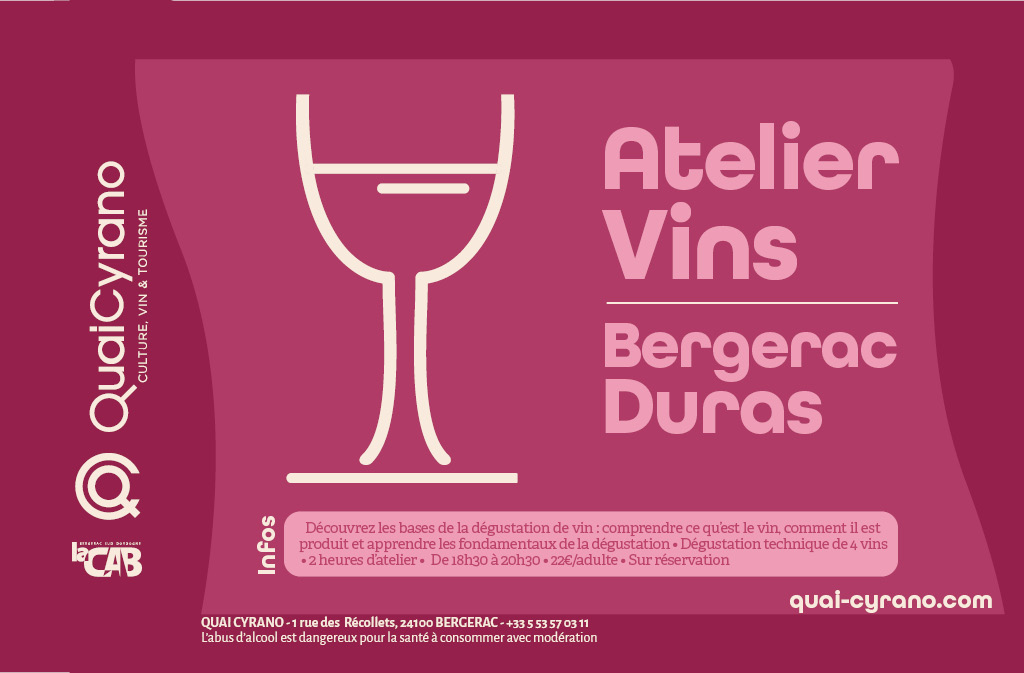 Atelier découverte | Vins Bergerac & Duras