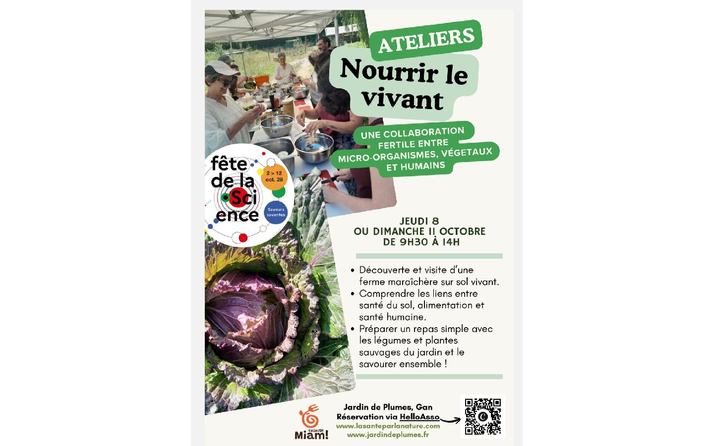 Ateliers nourrir le vivant