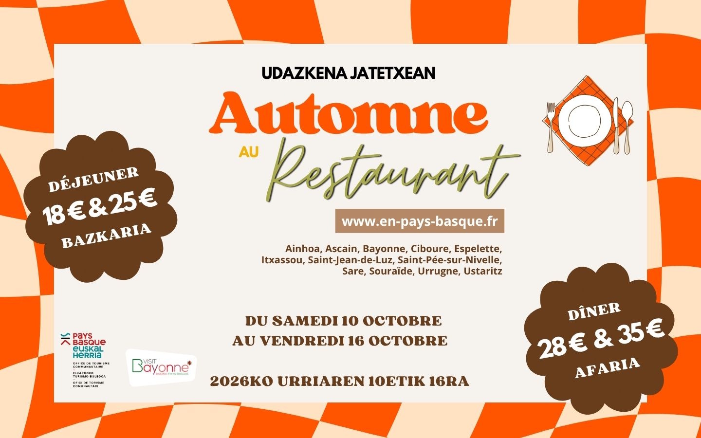 Automne au restaurant