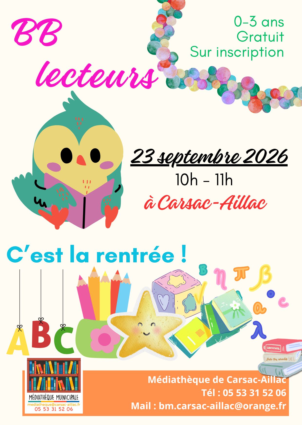 BB lecteurs - "C'est la rentrée !"