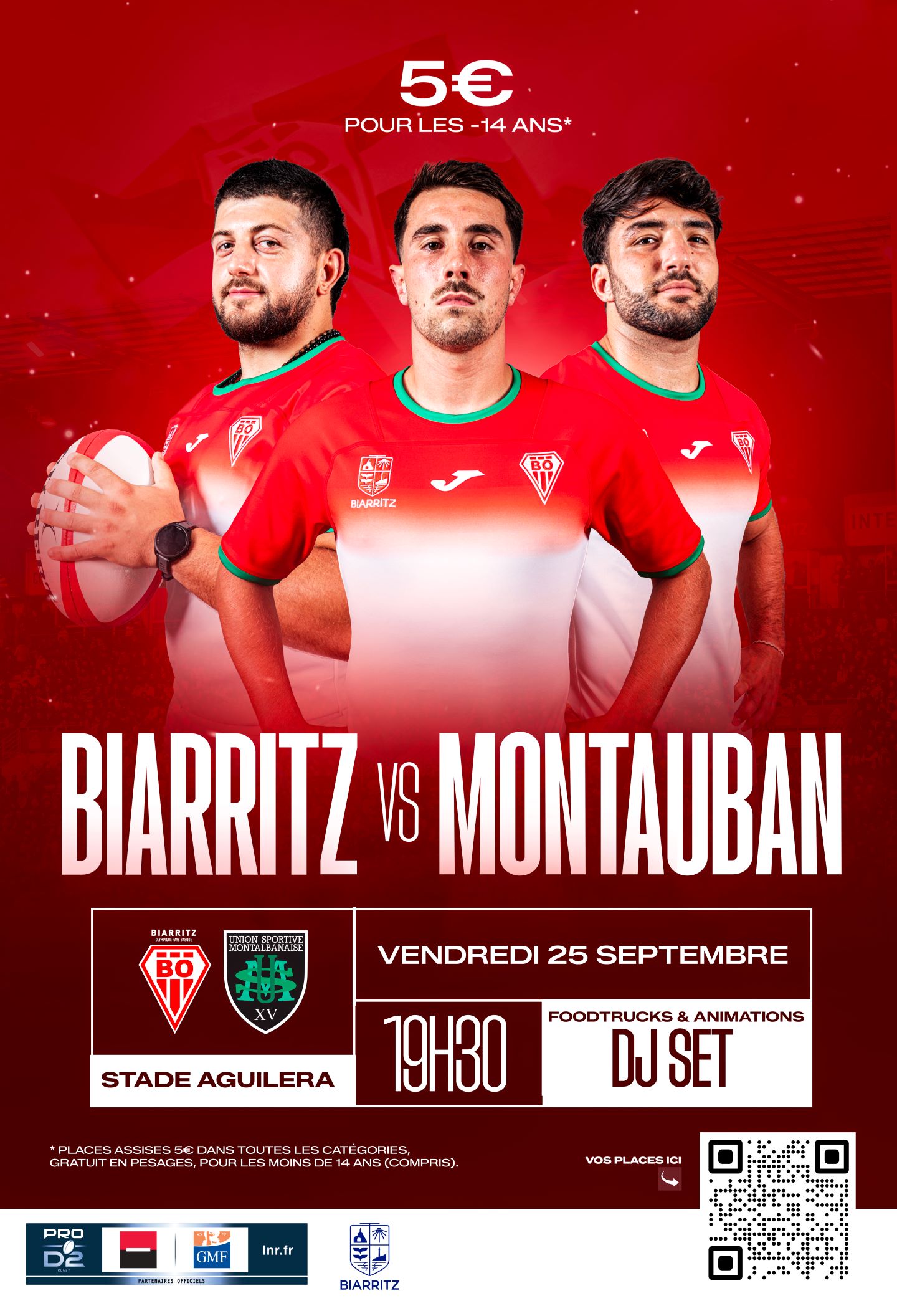 Rugby Pro D2 : Biarritz / Montauban