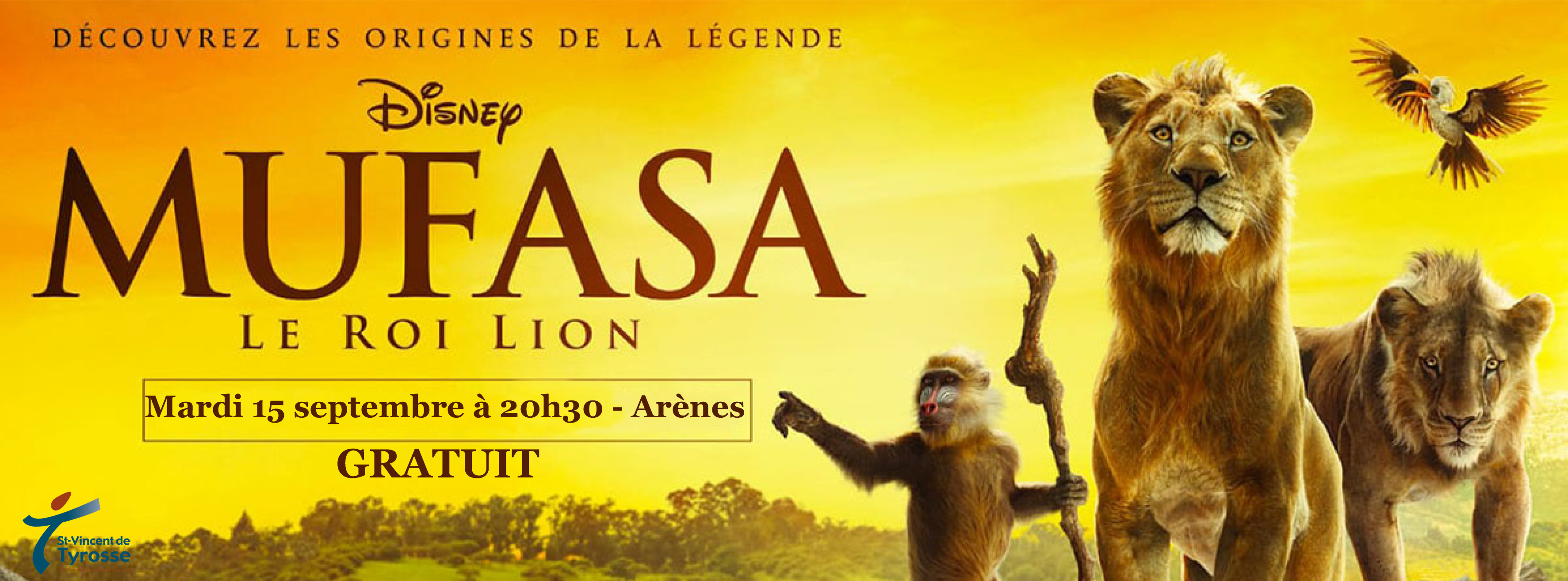 Cinéma Plein Air - "Mufasa : Le Roi Lion"