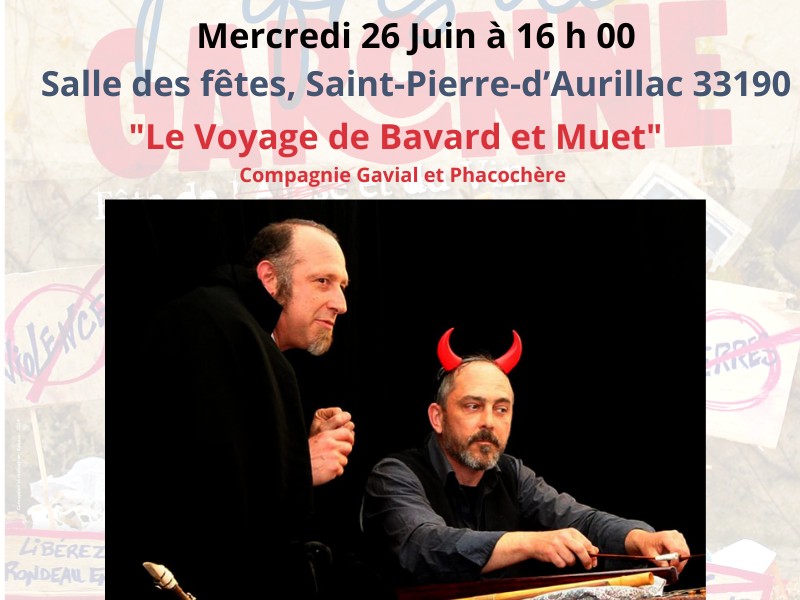 Festival Fifres de Garonne : "Le Voyage de Bavard et Muet"