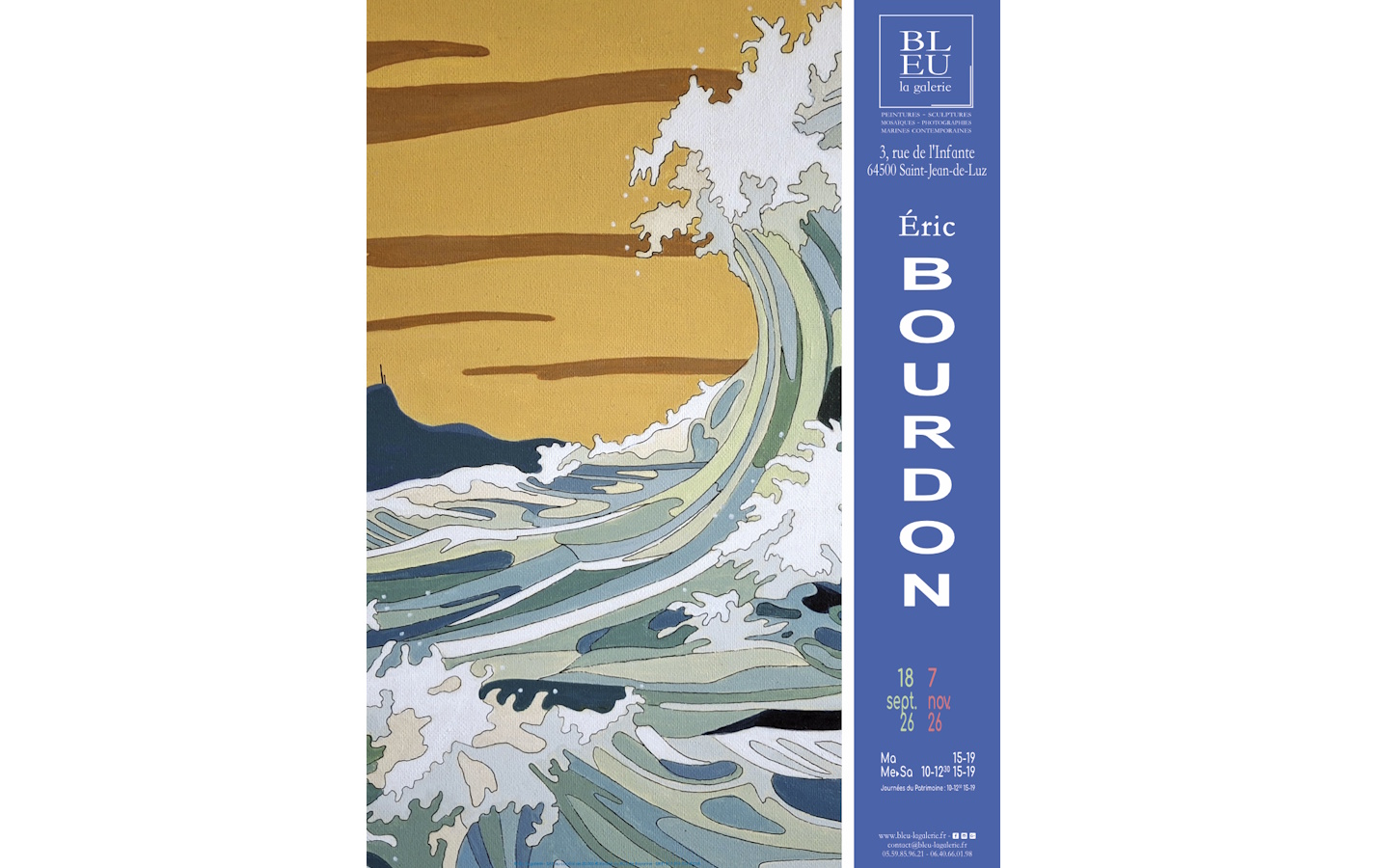 Exposition : Éric Bourdon « Balade en Pays basque à la manière des estampes » 