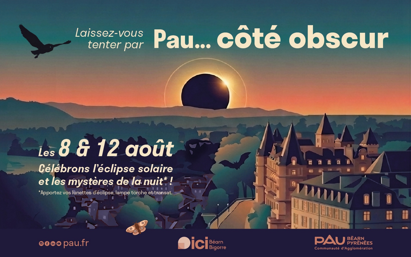 Eclipse solaire: "Laissez-vous tenter par Pau. ...