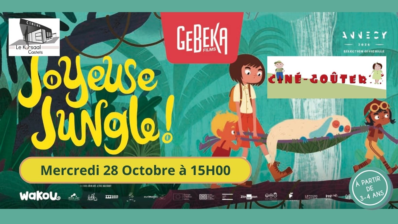 Ciné-Goûter "Joyeuse jungle"