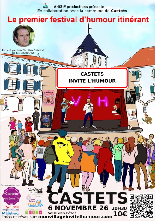 Castets invite l'humour !
