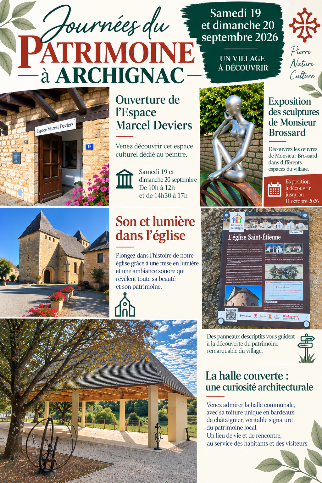 Journée du Patrimoine à Archigniac 