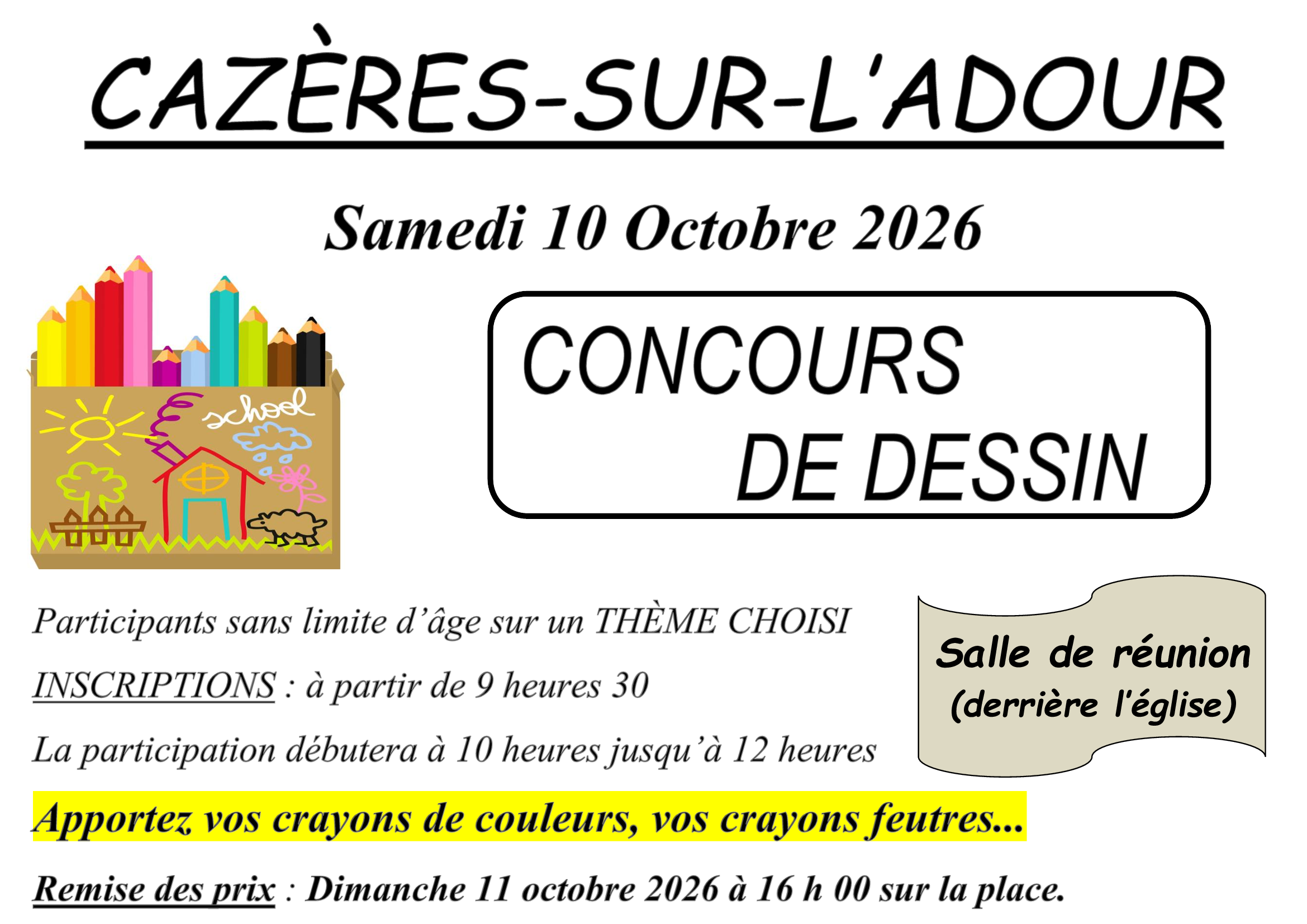 Concours de dessin 
