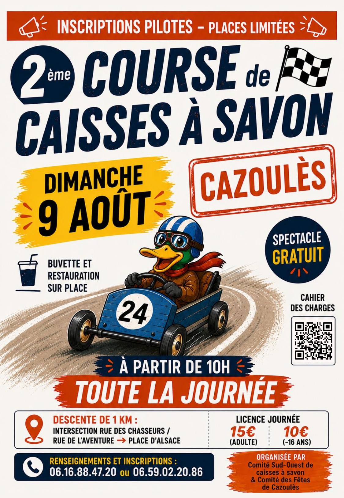 2ème course de caisses à savon - Cazoulès