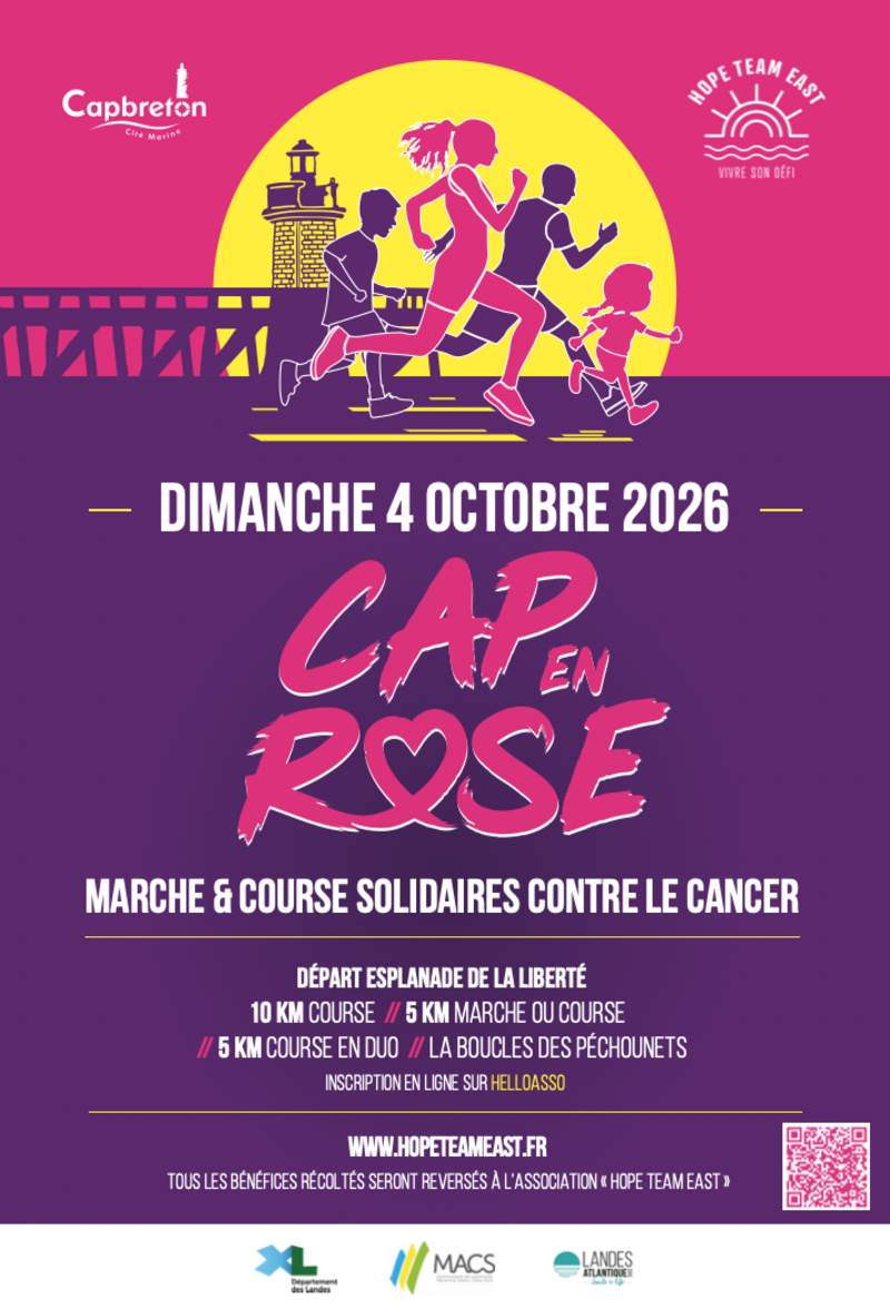 Cap en rose 2026