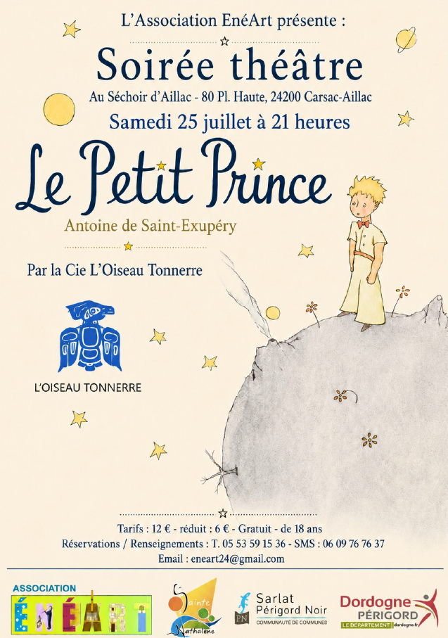 Soirée théâtre - Le Petit Prince au séchoir d' ...