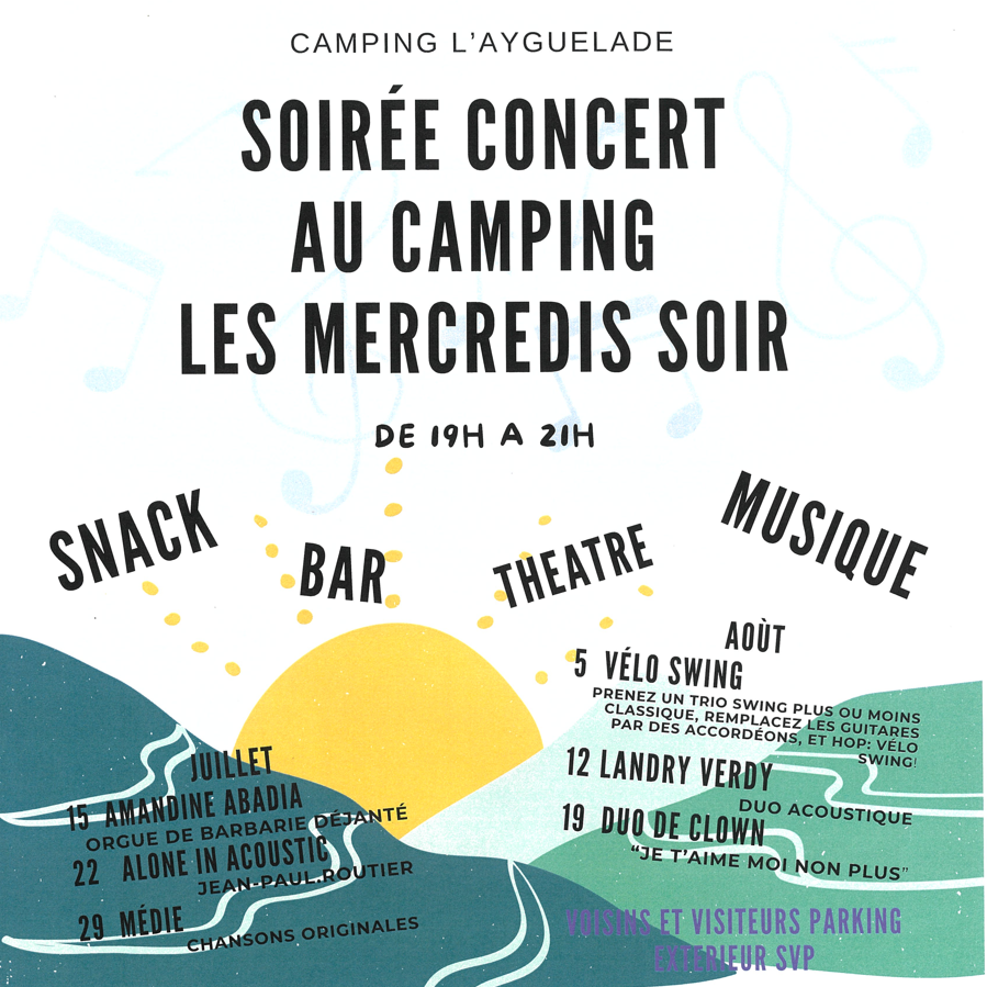 Soirée concert au Camping l'Ayguelade : Alone  ...
