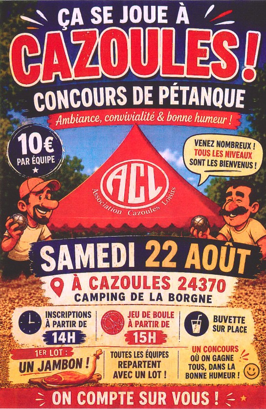 Concours de pétanque