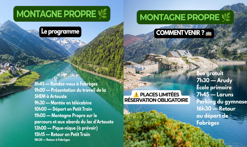 Journée montagne propre - Artouste