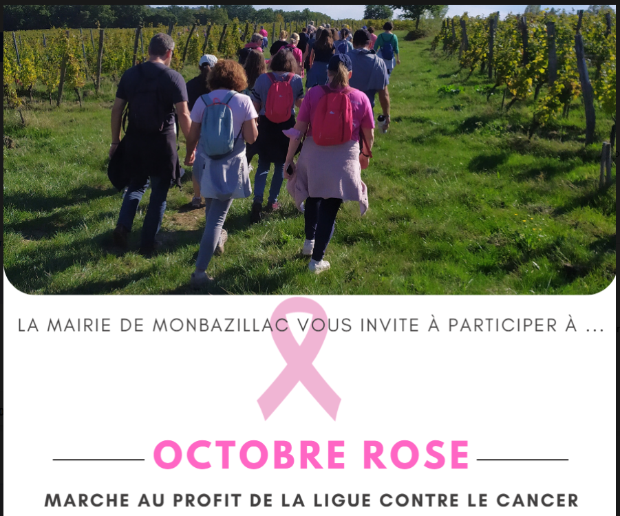 Octobre Rose | Marche au profit de la Ligue contre le Cancer