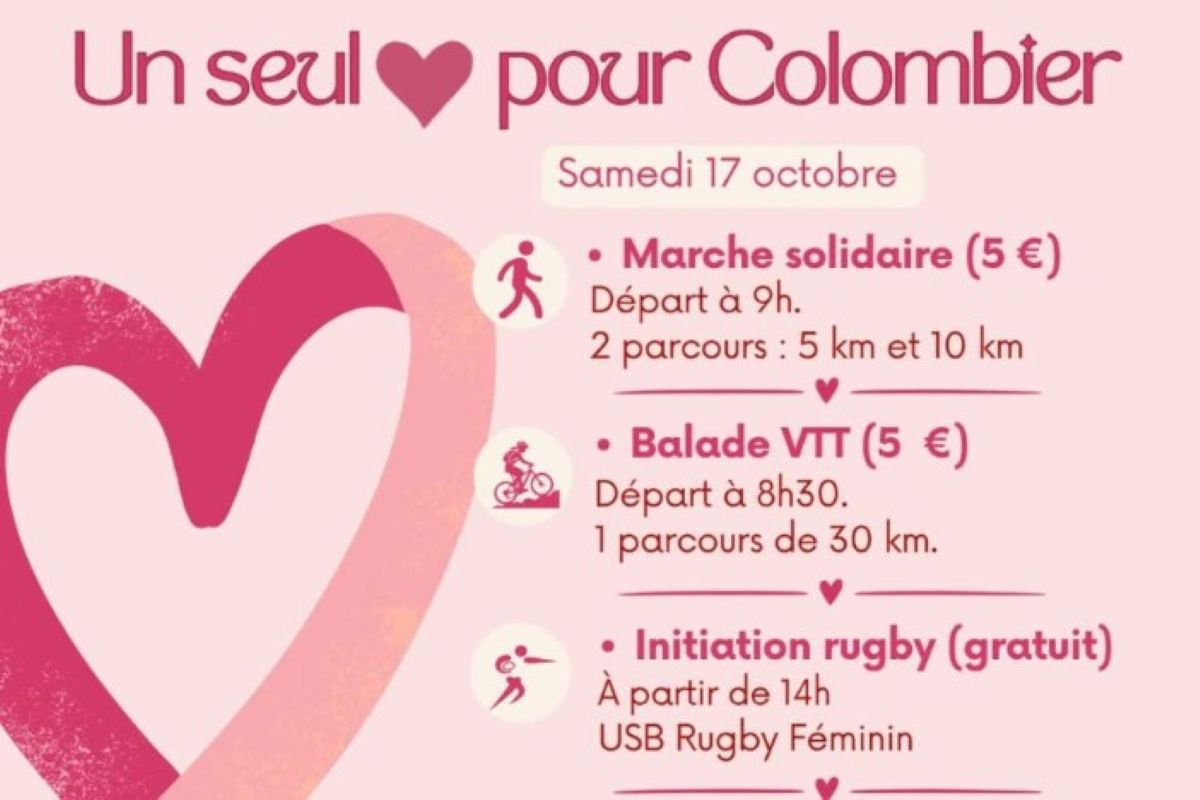 Octobre Rose | Un seul coeur pour Colombier