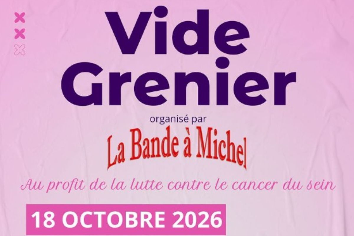 Octobre Rose | Vide-g ... - Crédit: ©Vide Grenier La Bande à Michel | CC BY-NC-ND 4.0