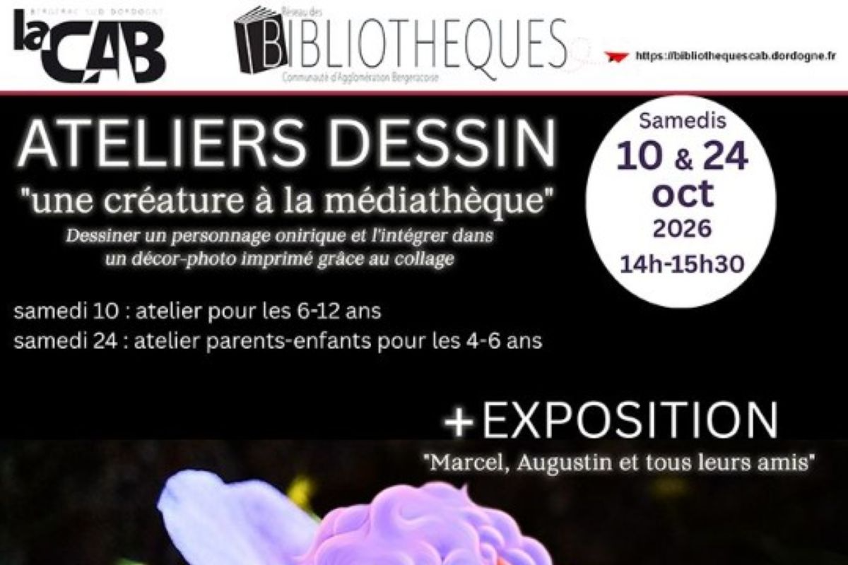 Atelier dessin (6-12 ans)
