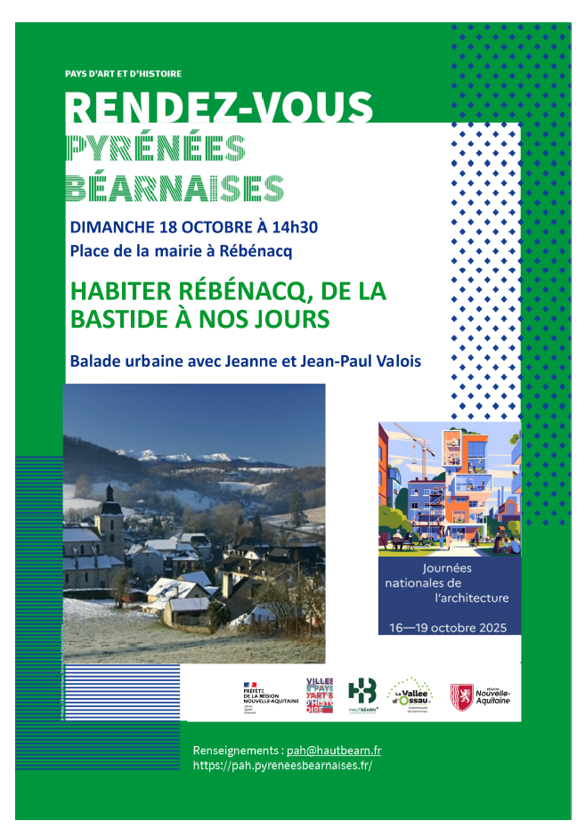 Habiter Rébénacq, de la Bastide à nos jours - Journées nationales de l'architecture